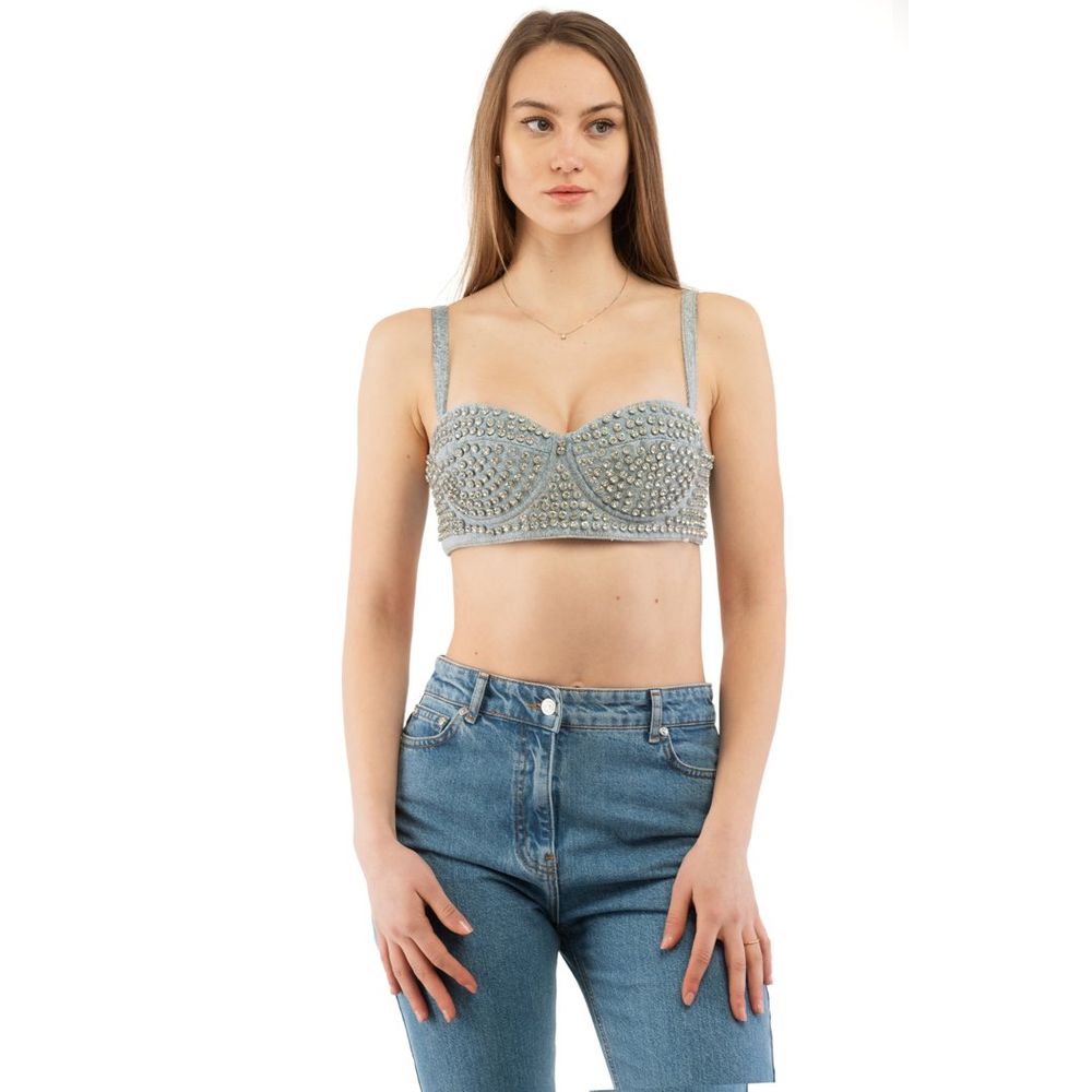 Moschino Multicolor Cotton Tank Tops